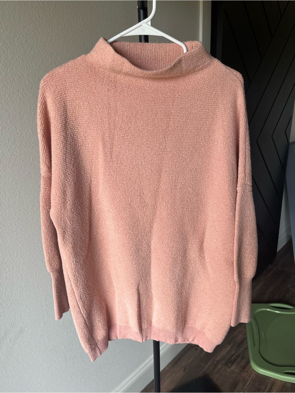 Black Tape_ Dusty Pink Cowl Neck Sweater